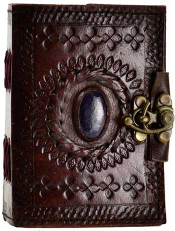 Stone Eye leather w/ latch