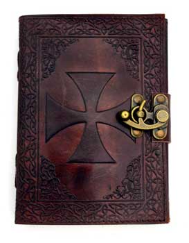 Knights Templar leather w/ latch