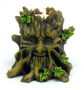 3 1/2" Tree Man tealight holder