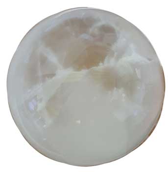 5" White Selenite crystal ball