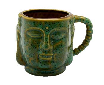 set of 2 Buddha mugs