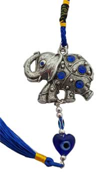 Elephant Evil Eye wall hanging