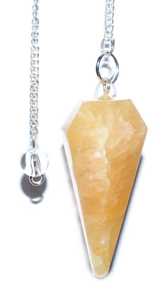 6-sided Yellow Aventurine pendulum