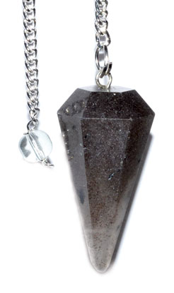 6-sided Grey Aventurine pendulum