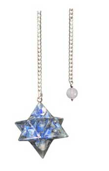 Merkaba Lapis Orgone pendulum