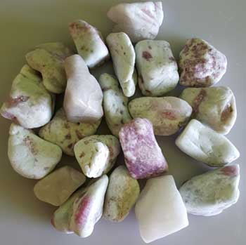 1 lb Tourmaline, Pink tumbled stones