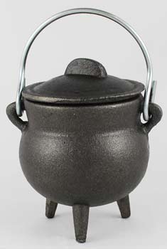 Plain Cast Iron Cauldron 3"