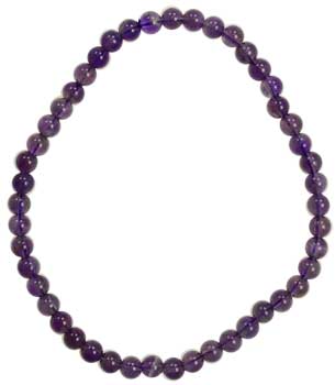 4mm Amethyst stretch