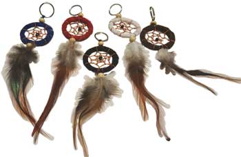 Dream Catcher key chain mixed colors