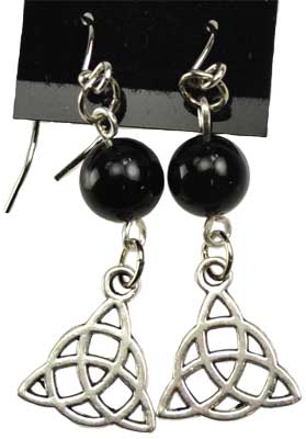 Black Onyx Triquetra