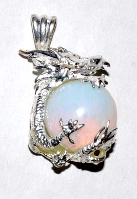 Dragon Opalite gemstone pendant