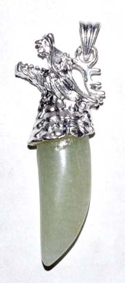 Dragon Green Aventurine gemstone pendant