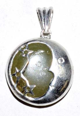 Celestial Green Aventurine gemstone pendant