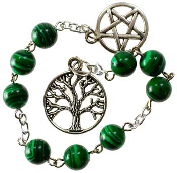 Malachite prayer beads