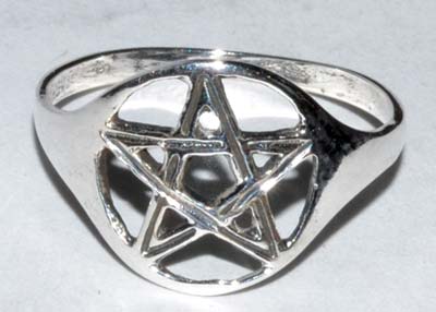 Pentagram size 9 sterling