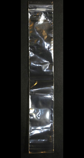 Ziplock Bags 2" x 12" 100/pkg Clear