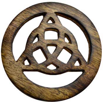 Triquetra altar tile 4"