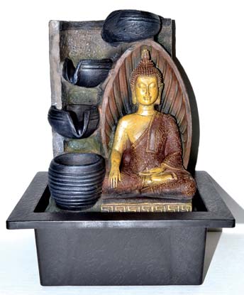 Earth Touching Buddha Fountain